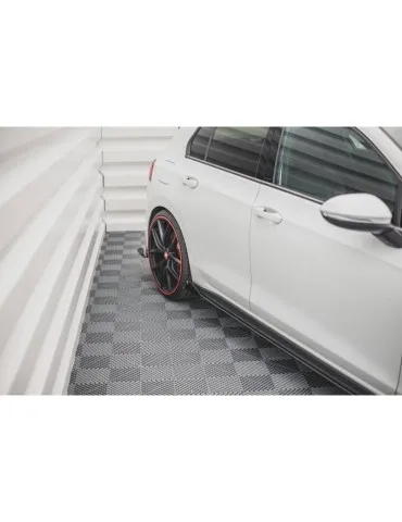 Sports Durabilité Extension / Rajout de Bas de caisse + Volets latéraux VOLKSWAGEN GOLF 8 GTI / GTI CLUB sport - Maxton
