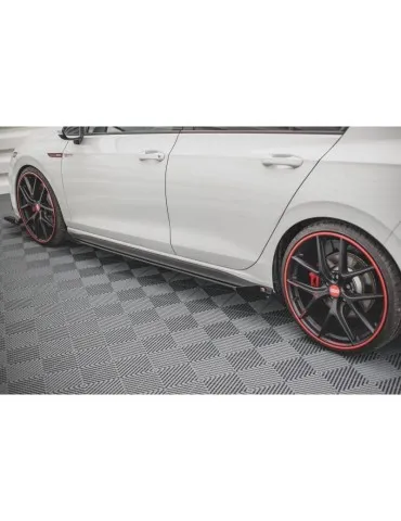 Sports Durabilité Extension / Rajout de Bas de caisse + Volets latéraux VOLKSWAGEN GOLF 8 GTI / GTI CLUB sport - Maxton