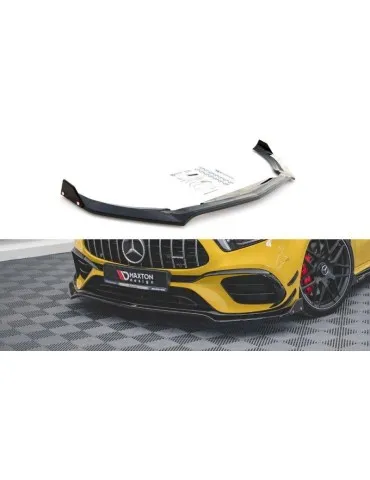 Lame de Pare-chocs Avant V.3 + Ailerons MERCEDES-AMG A 45 S AERO Pack W177 - Maxton