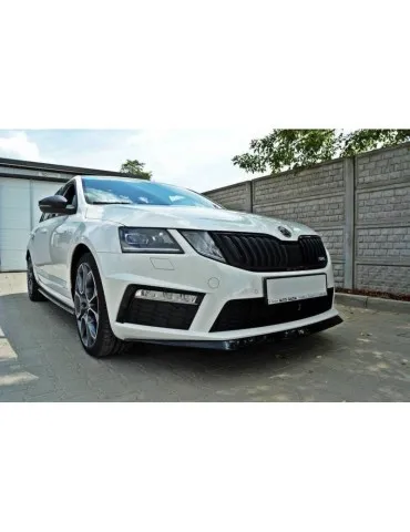 Lame de Pare-chocs Avant V.2 SKODA OCTAVIA RS MK3 - Maxton