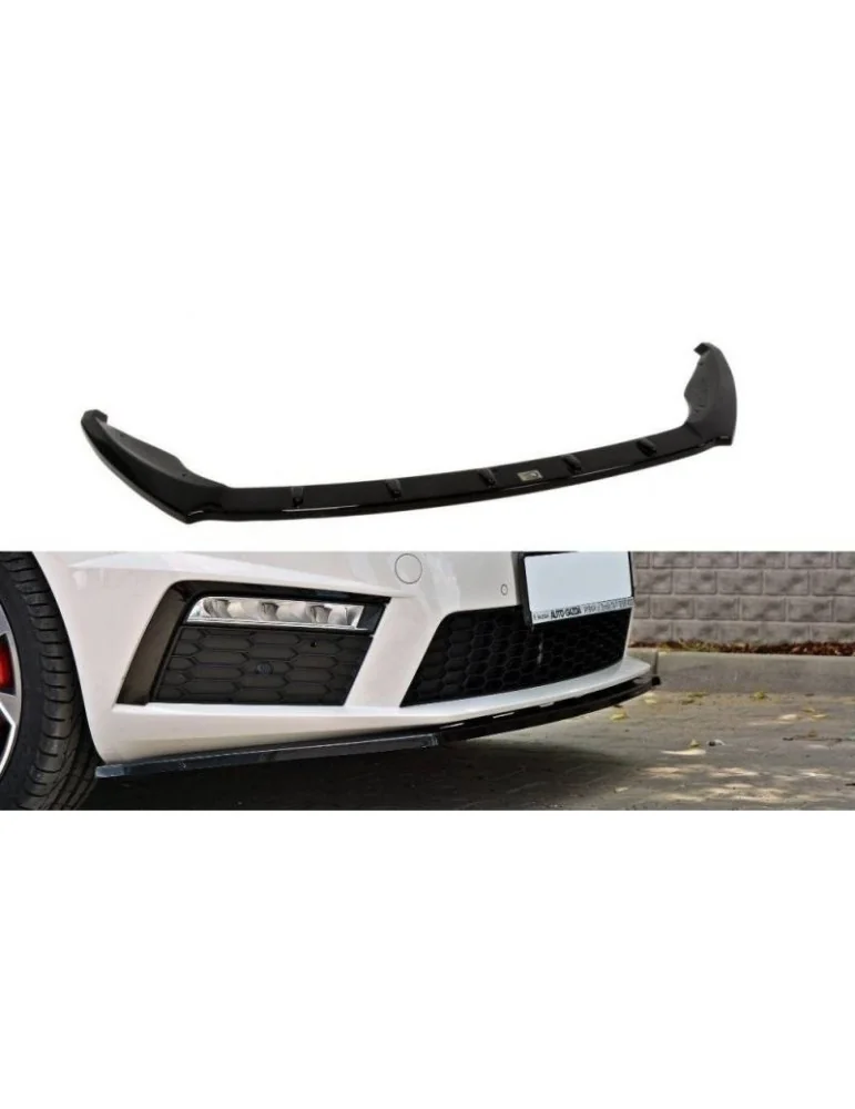 Lame de Pare-chocs Avant V.1 SKODA OCTAVIA RS MK3 - Maxton