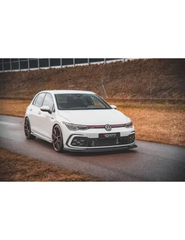 Lame de Pare-chocs Avant V.5 VOLKSWAGEN GOLF 8 GTI - Maxton