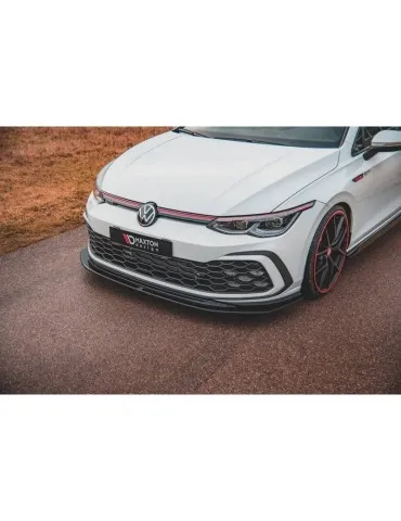 Lame de Pare-chocs Avant V.5 VOLKSWAGEN GOLF 8 GTI - Maxton