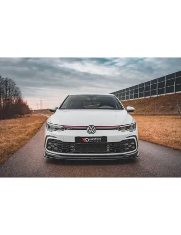 Lame de Pare-chocs Avant V.5 VOLKSWAGEN GOLF 8 GTI - Maxton