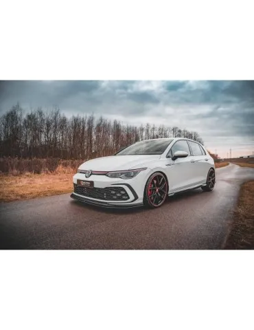 Lame de Pare-chocs Avant V.5 VOLKSWAGEN GOLF 8 GTI - Maxton