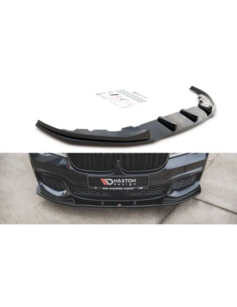 Lame de Pare-chocs Avant V.2 BMW 7 M-Pack G11 - Maxton