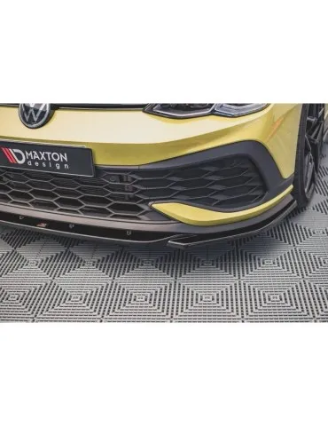 Lame de Pare-chocs Avant V.2 VOLKSWAGEN GOLF 8 GTI CLUB sport - Maxton