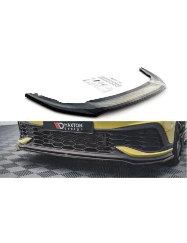 Lame de Pare-chocs Avant V.3 VOLKSWAGEN GOLF 8 GTI CLUB sport - Maxton