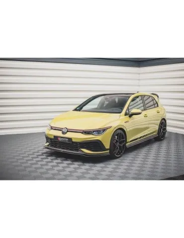 Lame de Pare-chocs Avant V.3 VOLKSWAGEN GOLF 8 GTI CLUB sport - Maxton