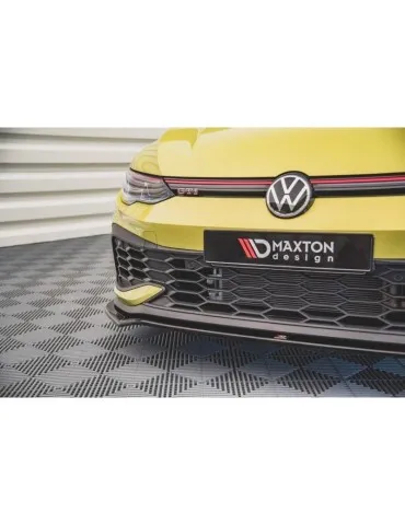 Lame de Pare-chocs Avant V.3 VOLKSWAGEN GOLF 8 GTI CLUB sport - Maxton