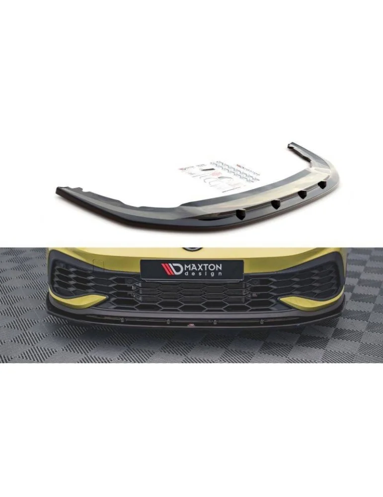 Lame de Pare-chocs Avant V.4 VOLKSWAGEN GOLF 8 GTI CLUB sport - Maxton