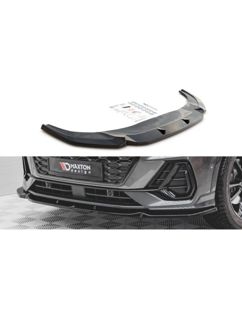 Lame de Pare-chocs Avant V.1 AUDI Q3 Sportback S-LINE - Maxton