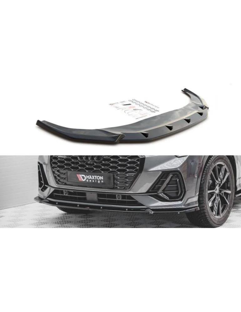 Lame de Pare-chocs Avant V.2 AUDI Q3 Sportback S-LINE - Maxton