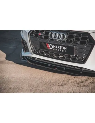 Lame de Pare-chocs Avant V.1 AUDI S5 / A5 S-LINE F5 Facelift - Maxton