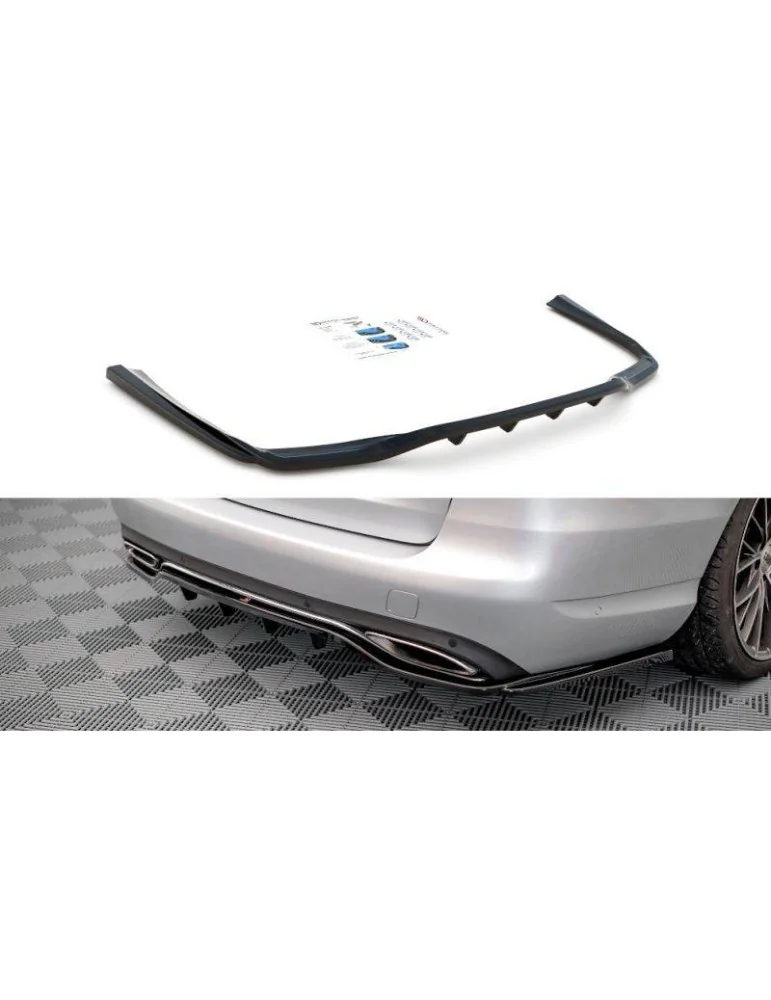 Diffuseur central Arrière (avec une barre verticale) MERCEDES-BENZ C W205 - Maxton
