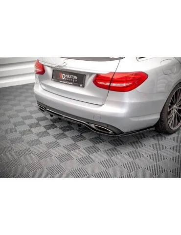 Diffuseur central Arrière (avec une barre verticale) MERCEDES-BENZ C W205 - Maxton