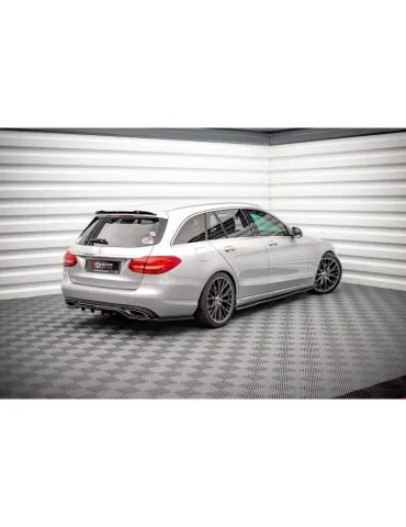 Diffuseur central Arrière (avec une barre verticale) MERCEDES-BENZ C W205 - Maxton