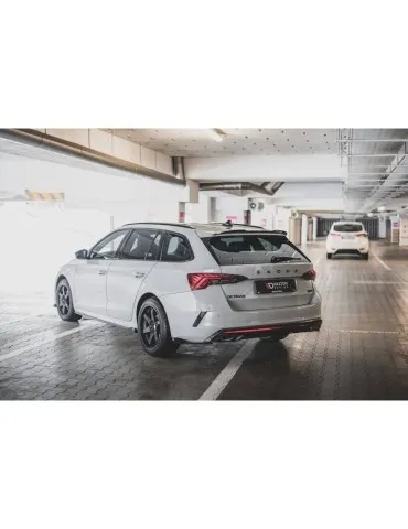 Lame de pare-chocs Latérales Arrière V.3 SKODA OCTAVIA RS Mk4 - Maxton