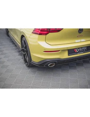 Lame de pare-chocs Latérales Arrière V.2 VOLKSWAGEN GOLF 8 GTI CLUB sport - Maxton