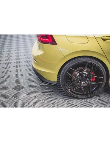 Lame de pare-chocs Latérales Arrière V.2 VOLKSWAGEN GOLF 8 GTI CLUB sport - Maxton