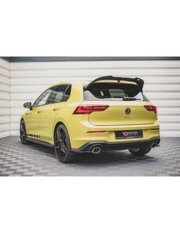 Lame de pare-chocs Latérales Arrière V.2 VOLKSWAGEN GOLF 8 GTI CLUB sport - Maxton
