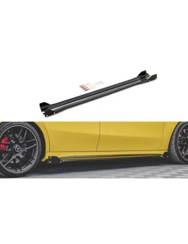 Extension / Rajout de Bas de caisse V.2 + Ailerons MERCEDES-AMG A45 S - Maxton