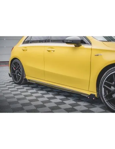 Extension / Rajout de Bas de caisse V.2 + Ailerons MERCEDES-AMG A45 S - Maxton