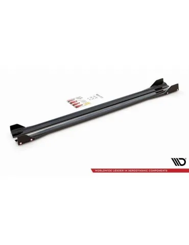 Extension / Rajout de Bas de caisse V.2 + Ailerons MERCEDES-AMG A45 S - Maxton