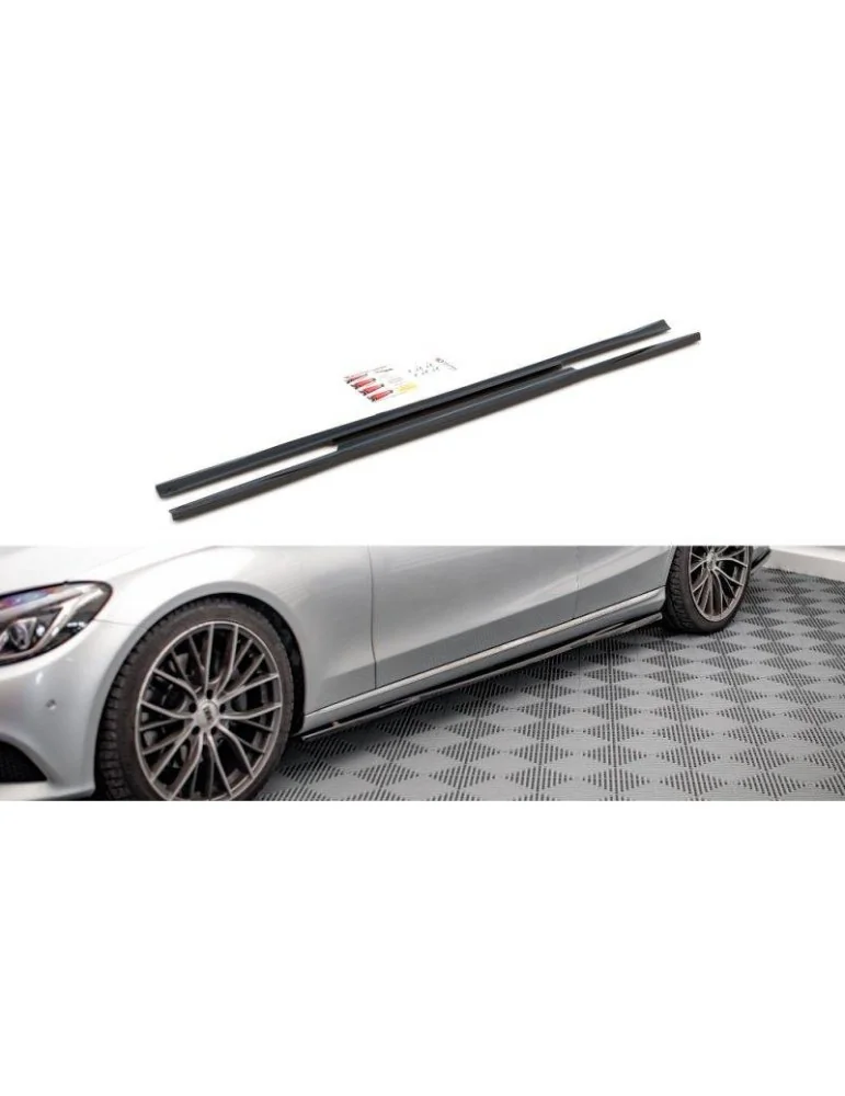 Extension / Rajout de Bas de caisse MERCEDES-BENZ C W205 - Maxton
