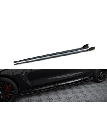 Extension / Rajout de Bas de caisse V.1 + Ailerons BMW M8 Gran Coupe F93 / 8 Gran Coupe M-Pack G16 - Maxton
