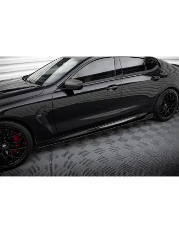 Extension / Rajout de Bas de caisse V.1 + Ailerons BMW M8 Gran Coupe F93 / 8 Gran Coupe M-Pack G16 - Maxton