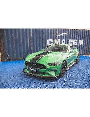 Gamme Street Pro Lame de Pare-chocs Avant V.1 FORD MUSTANG GT MK6 Facelift - Maxton