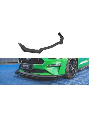 Gamme Street Pro Lame de Pare-chocs Avant V.1 + Volets latéraux FORD MUSTANG GT Mk6 Facelift - Maxton