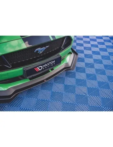 Gamme Street Pro Lame de Pare-chocs Avant V.1 + Volets latéraux FORD MUSTANG GT Mk6 Facelift - Maxton