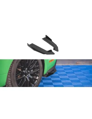 Gamme Street Pro Lame de Pare-chocs Arrière V.1 + Volets latéraux FORD MUSTANG GT Mk6 Facelift - Maxton
