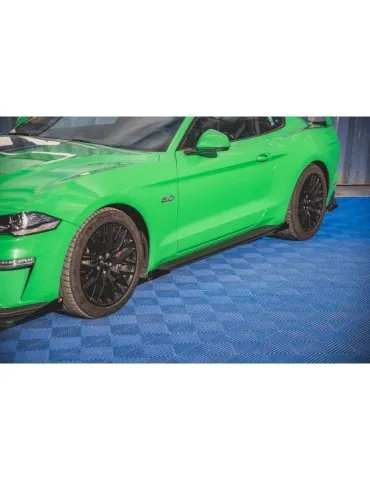Gamme Street Pro Extension / Rajout de Bas de caisse V.1 + Volets latéraux FORD MUSTANG GT Mk6 Facelift - Maxton