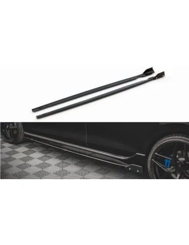 Extension / Rajout de Bas de caisse V.2 + Ailerons VOLKSWAGEN GOLF R Mk8 - Maxton