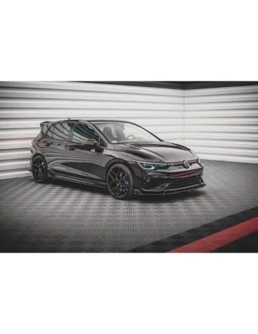 Extension / Rajout de Bas de caisse V.2 + Ailerons VOLKSWAGEN GOLF R Mk8 - Maxton