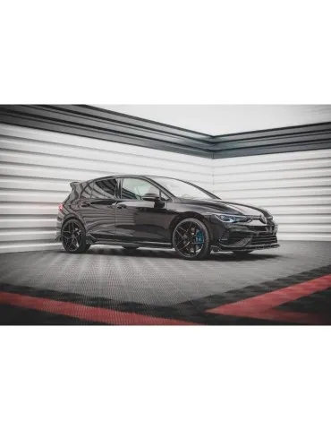 Extension / Rajout de Bas de caisse V.2 + Ailerons VOLKSWAGEN GOLF R Mk8 - Maxton
