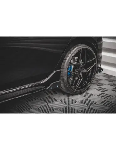 Extension / Rajout de Bas de caisse V.2 + Ailerons VOLKSWAGEN GOLF R Mk8 - Maxton