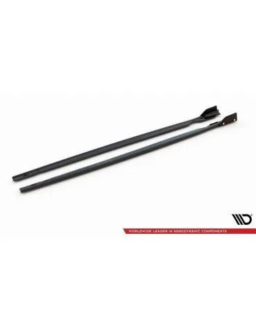 Extension / Rajout de Bas de caisse V.2 + Ailerons VOLKSWAGEN GOLF R Mk8 - Maxton