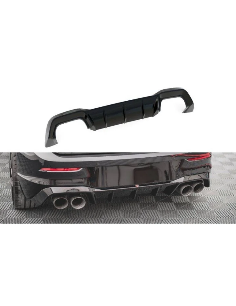 Diffuseur Arrière Complet V.1 VOLKSWAGEN GOLF R Mk8 - Maxton