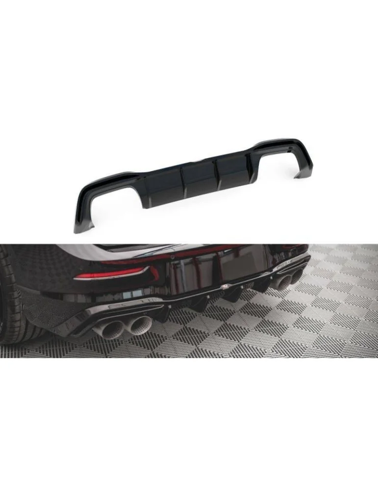 Diffuseur Arrière Complet V.2 VOLKSWAGEN GOLF R Mk8 - Maxton