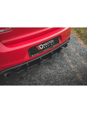 sport Durabilité Central Diffuseur Arrière V.2 VOLKSWAGEN GOLF GTI Mk6 - Maxton