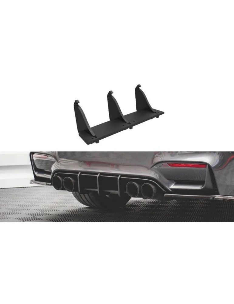Gamme Street Pro Central Diffuseur Arrière BMW M4 F82 - Maxton