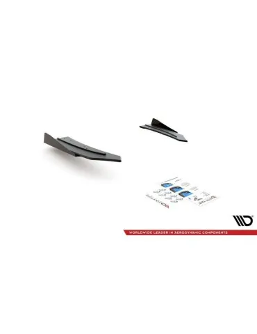 sport Durabilité Lame de Pare-chocs Arrière + Volets latéraux MERCEDES-AMG C43 Coupe C205 - Maxton