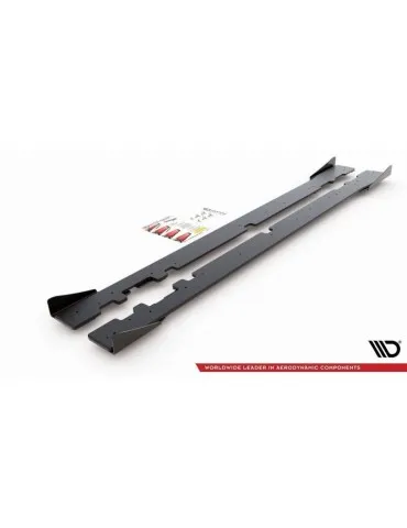 Sports Durabilité Extension / Rajout de Bas de caisse + Volets latéraux MERCEDES-AMG C43 Coupe C205 - Maxton