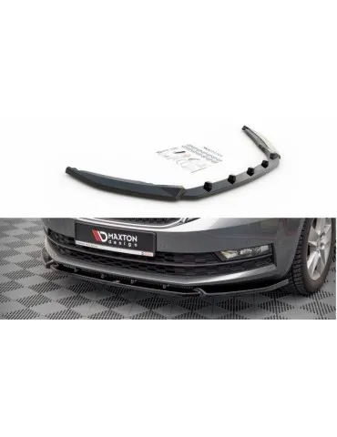 Lame de Pare-chocs Avant V.1 SKODA OCTAVIA MK3 Facelift - Maxton