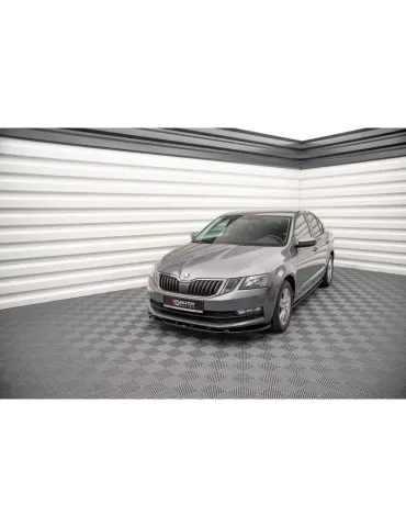 Lame de Pare-chocs Avant V.1 SKODA OCTAVIA MK3 Facelift - Maxton