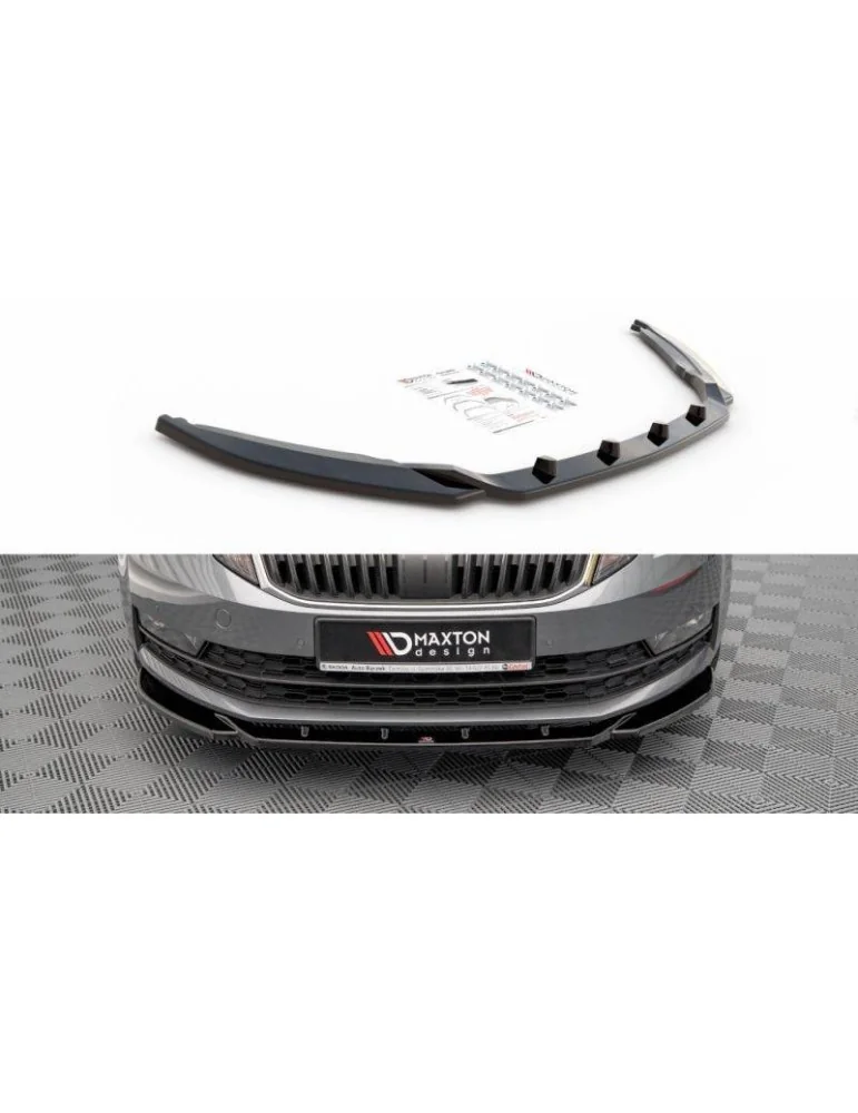 Lame de Pare-chocs Avant V.2 SKODA OCTAVIA MK3 Facelift - Maxton